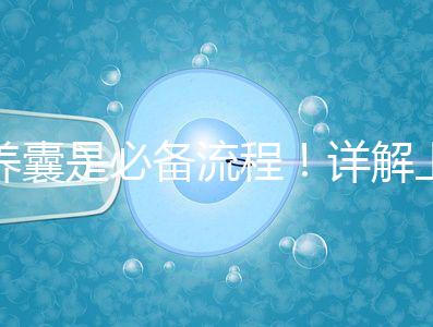 養(yǎng)囊是必備流程！詳解上海集愛試管嬰兒全過程
