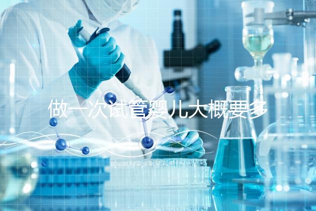 做一次試管嬰兒大概要多少錢