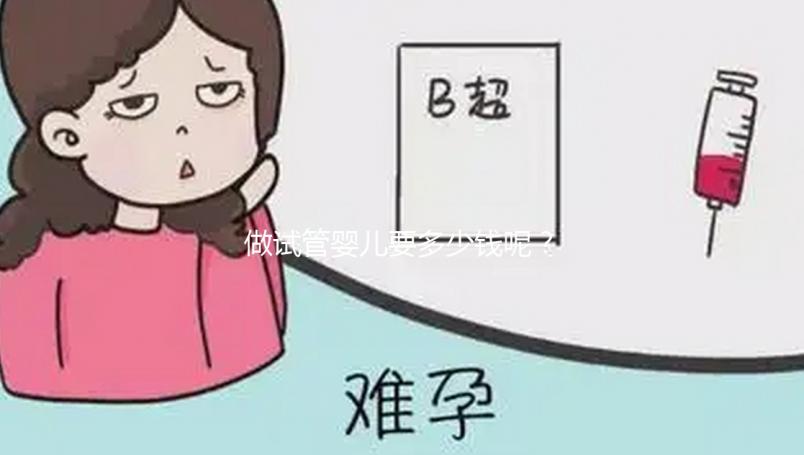做試管嬰兒要多少錢呢？接下來，我給大家詳細解釋一下。