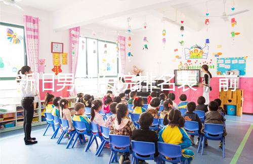 新舊男科醫院排名表，前十種生殖疾病非常可靠