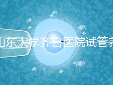 山東大學齊魯醫院試管養囊價格表，成功率越高助孕開銷越少