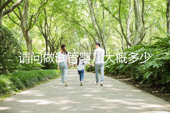 請問做試管嬰兒大概多少錢